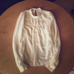 Sheer embroidered blouse from the GAP